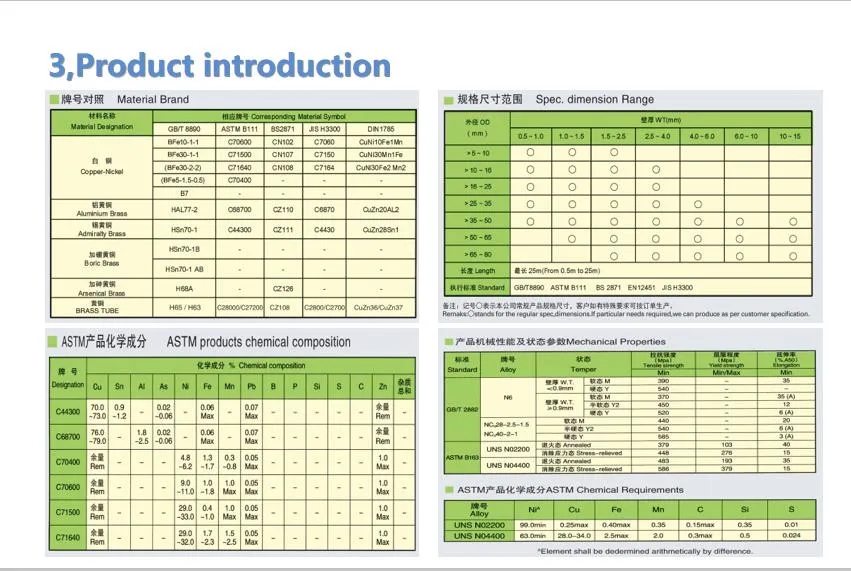 Seamless Copper Tubes For Heat Exchanger / Air Condition / Refrigerator
