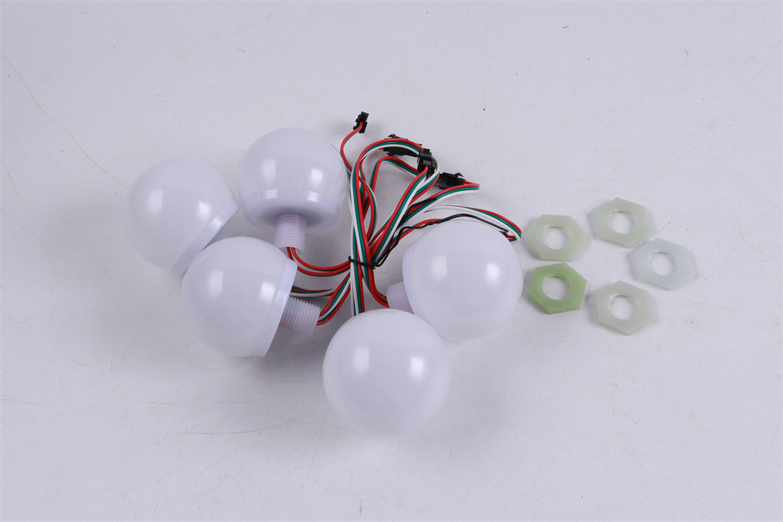 DC12V 2W RGB светодиодный точечный свет Global Milky Face Mask 65 мм светодиодная лампа развлечения