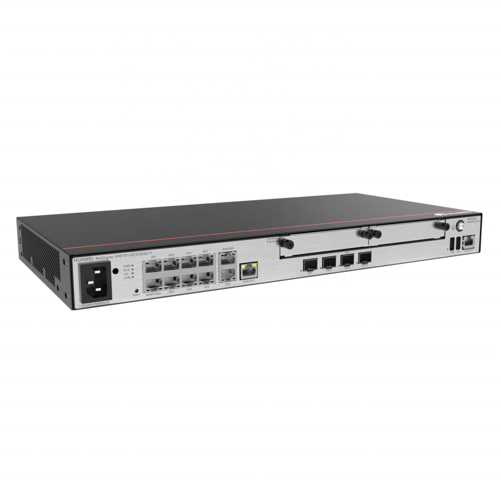 AR6710-L8T3TS1X2-T 02354PUJ 1*10GE(SFP+) WAN 8*GE LAN Enterprise Routers