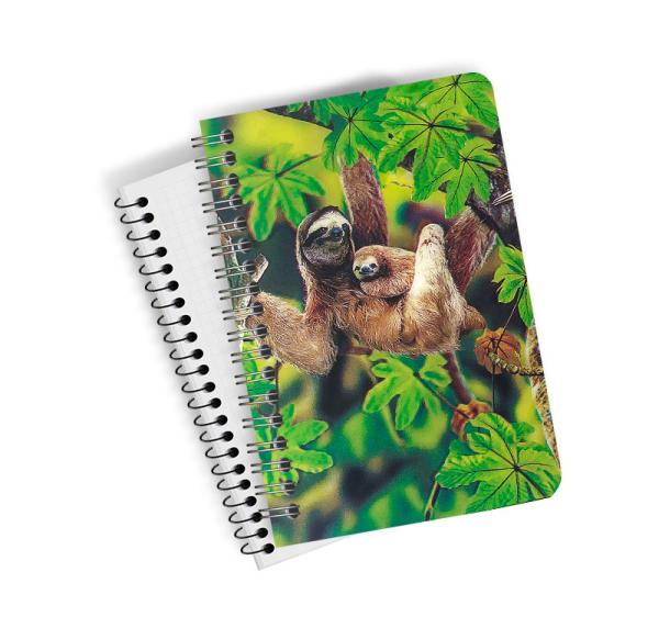 A4  A5 A6 3D Spiral Notebook Lenticular Flip For School