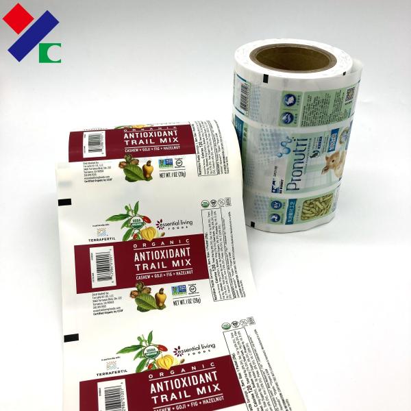 Metallized Pantone Food Packaging Film Roll 80 Micron Food Grade material
