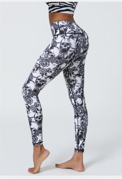 Wholesale European Size S-XL Yoga Pants High Waist Tights Butt-lifting Yoga Leggings Printed Women's Fitness Leggings