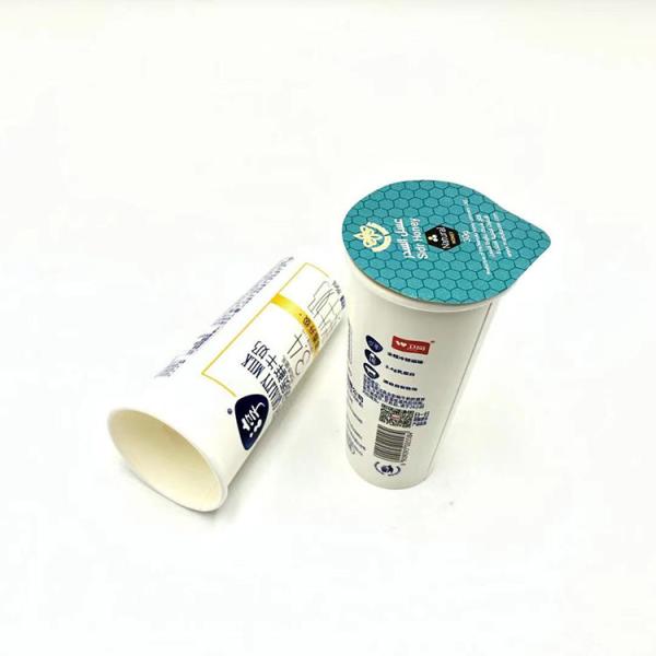Biodegradable Individual Frozen Paper Yogurt Cup ODM 6oz PP PE Food Grade