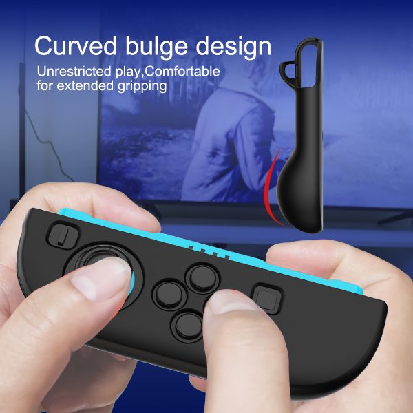 Full-Cover Anti-Slip Grip Case for Nintendo Switch 2 Joy-con Controller  with Side Protection Enhanced Fit & Comfort