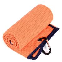 Toalha de mão de golfe impressa personalizada 350 - 430gm Toalha de tecido para golfistas