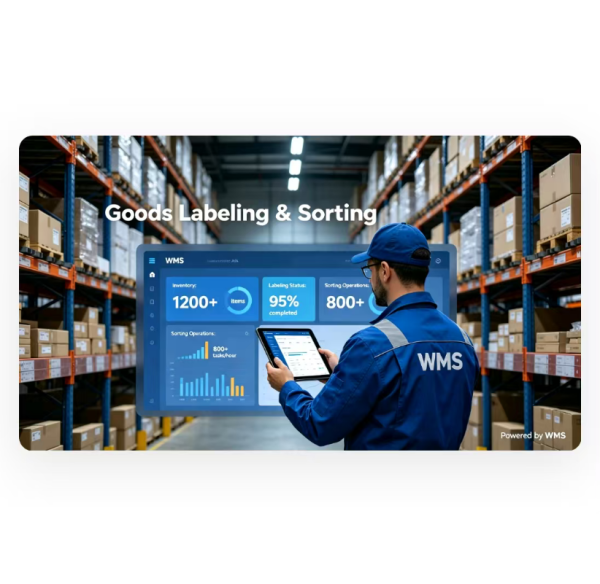 Standard Warehouse And Fulfillment Services Goods Labeling & Sorting Service