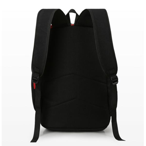 Team Basketball Backpack Men's Sports Gym Bag with Letter Pattern and Zipper Closure