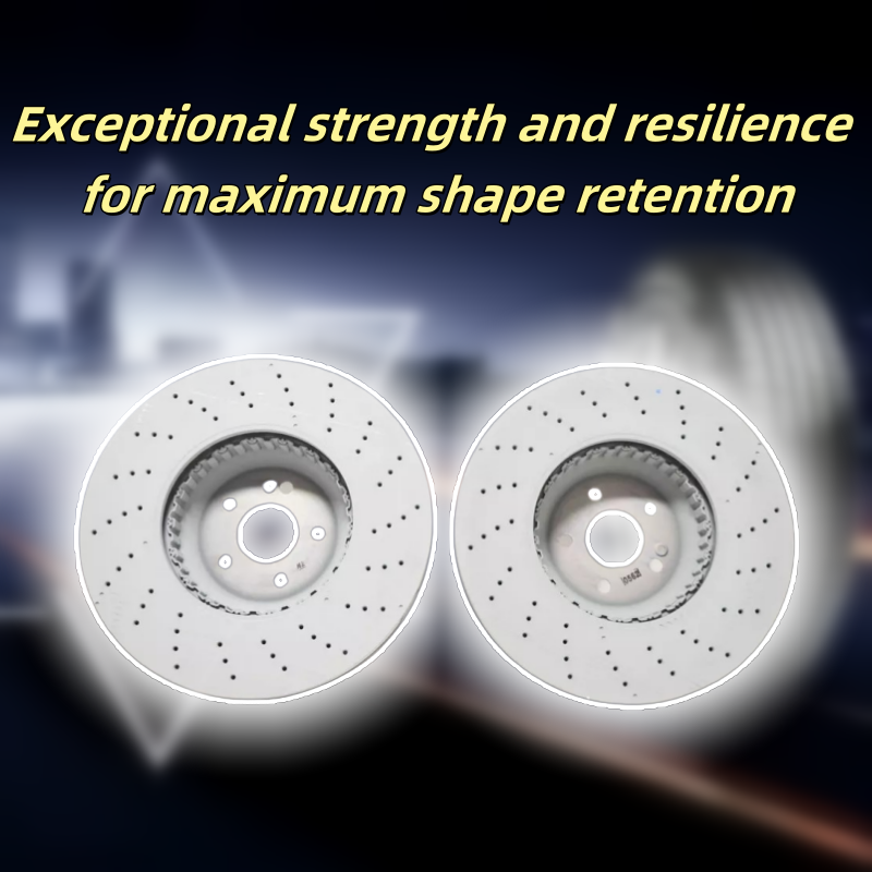 Front Slotted Brake Rotors A0004212312 Auto Front Brake Disc Rotor For Mercedes Benz W205 C43 C450 AMG W213 E300 E400 E43 X253 GLC300 Premium