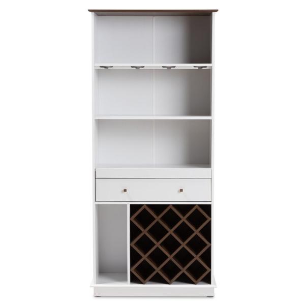 Kitchen Corner Wine Racks Bar Cabinets With Wood And Glass Display Rack
