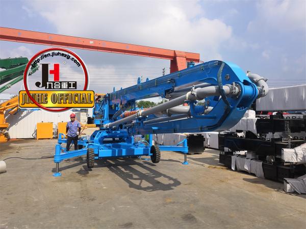 Construction Machinery 15m 17m Walking Type Hydraulic Mobile Concrete Placing Boom/Concrete Spreader