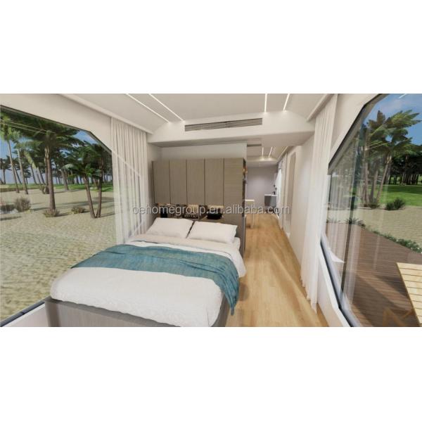 Luxury 20ft Modern Shipping Container House Small Residential Prefab Steel Structure For Hotels Villas Apartment Space