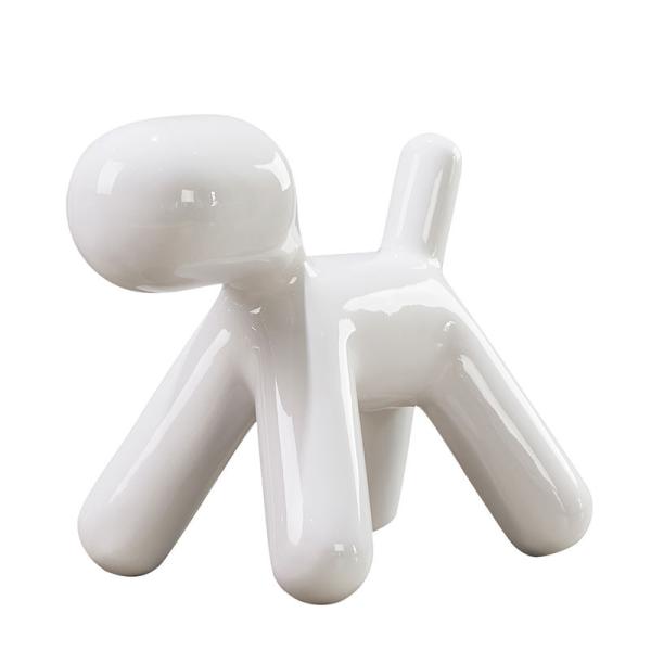 Colorful four size fiberglass fancy plastic kid chair dog shape lounge chair puppy chair