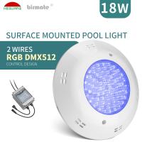 2 a associação da fibra de vidro do controle dos fios DMX ilumina luzes subaquáticas da associação do anti PC UV de RGBW