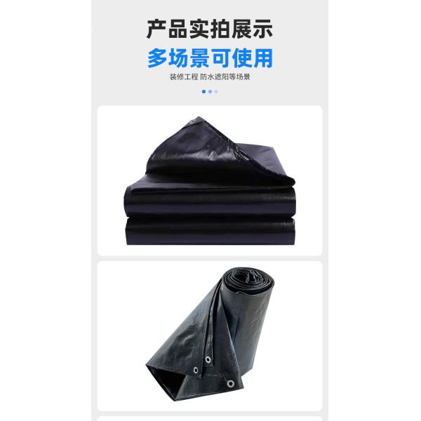 Reinforced Edges Durable Canvas Cover 10 Mil Thickness for Industrial Protection