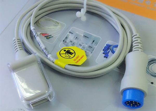 Compatible Spo2 Adapter Cable / SPO2 Extension Cable Mindray Beneview T5 / T8