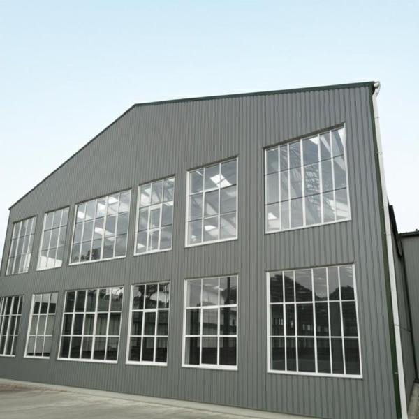 Commercial Steel Structure Building with Different Standards On Option As Demands Featuring Online Guide Support & On-site Install and Corrugated Steel Sheet/Sandwich Panel Roof Cladding