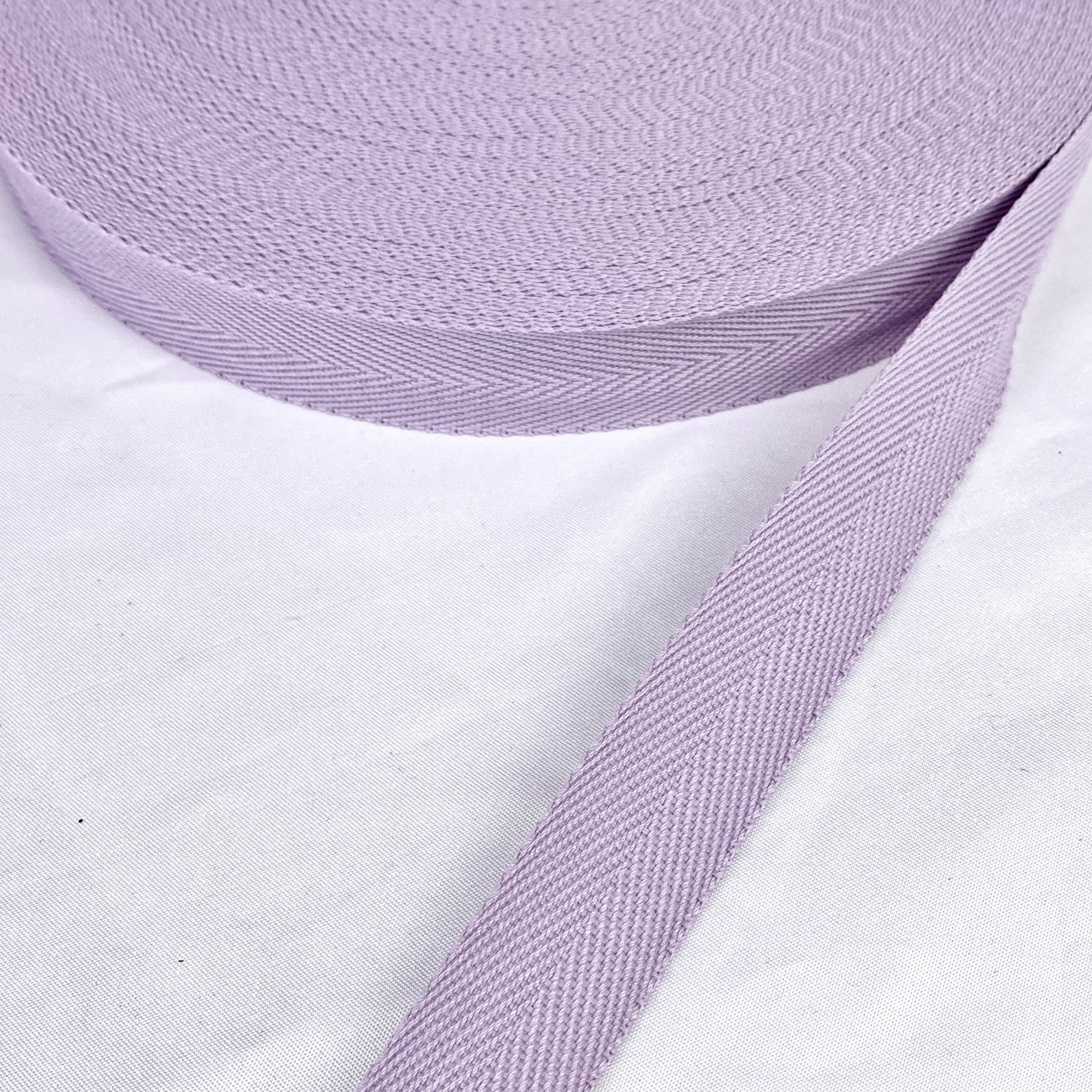 Herringbone polyester-cotton webbing Various colors Backpack strap Belt Handbag strap