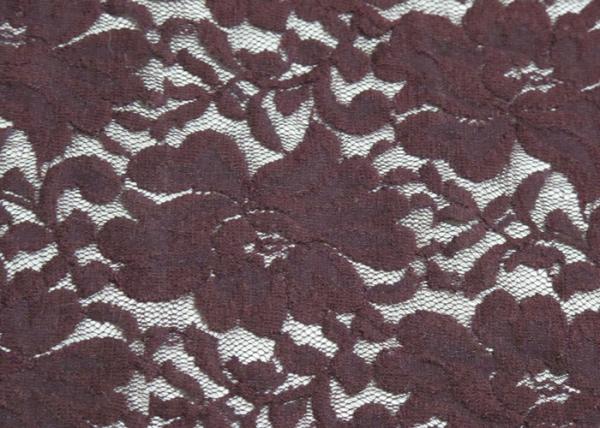 Stretchy Elastic Lace Fabric 60% Cotton 30% Nylon 10% Spandex CY-LW0790