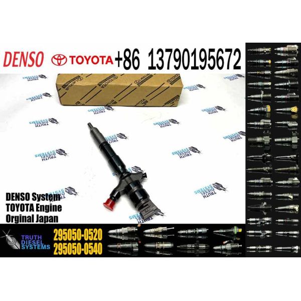 2950500520 Fuel Pump Assembly Injector 295050-0520 Diesel Nozzles 23670-0L090 23670-30400 236700L090 2367030400 for Toyota Hilux