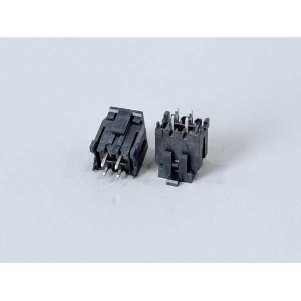 Micro-Fit 3.0 Dual-Row Straight Pin Header Connector for 2×2Pin, 3.0 Pitch, Tin-Plated, PCB Through-Hole Type electronic terminal signal power customization Tyco Amphenol Standard