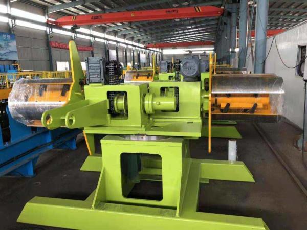 1.5-45 Tons Steel Coil Automatic Hydraulic Decoiler Uncoiler Machine With Coil Car