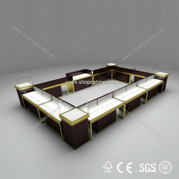 cheap Glass display showcase or jewelry showcase for sale Display earrings Bracelet