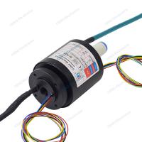 Intégrer le signal Power Ethernet et l'anneau de glissement hydraulique pneumatique rotatif