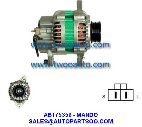 AB175359 37300-43800 - MANDO Alternator 12V 75A Alternadores