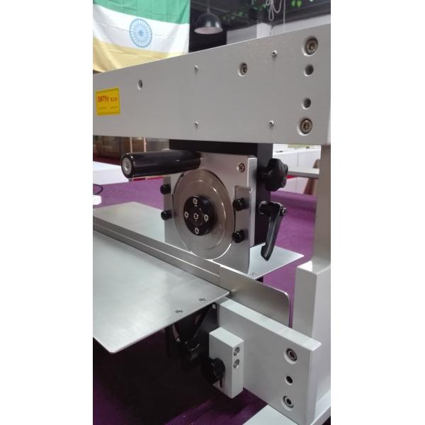 PCB Depanelizer высокой эффективности с круглым ножом и линейным лезвием