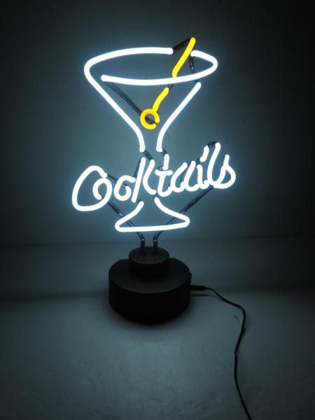 a luz de néon Tabletop 12v de 25x25cm conduziu os cocktail de néon do UL da luz da corda