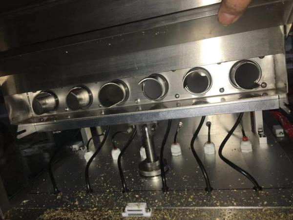 Grânulo horizontal frente e verso da especiaria da máquina de embalagem do saquinho para sacos lisos