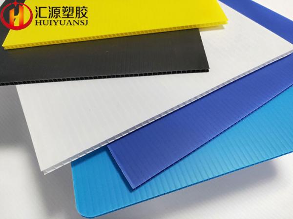 Recycled Correx Fire Retardant Sheets , 12mm Lightweight Corrugated Plastic Sheets