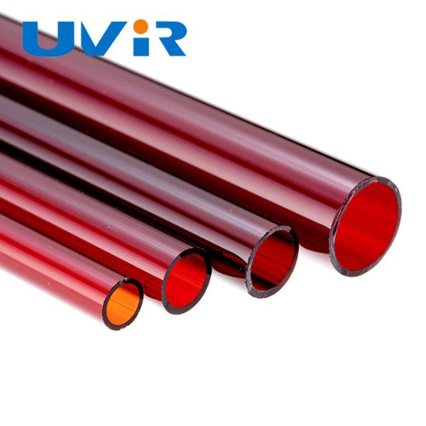 Lampe chauffante infrarouge à tube quartz rubis, diamètre 10-19mm