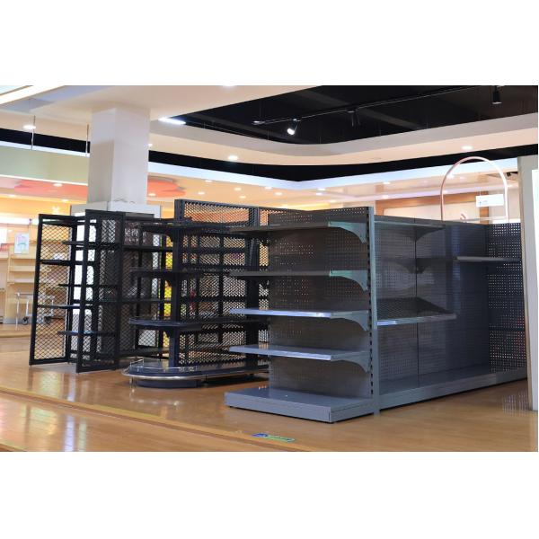 Supermarket Display Shelf 30-80KG Load Capacity Retail Shelving