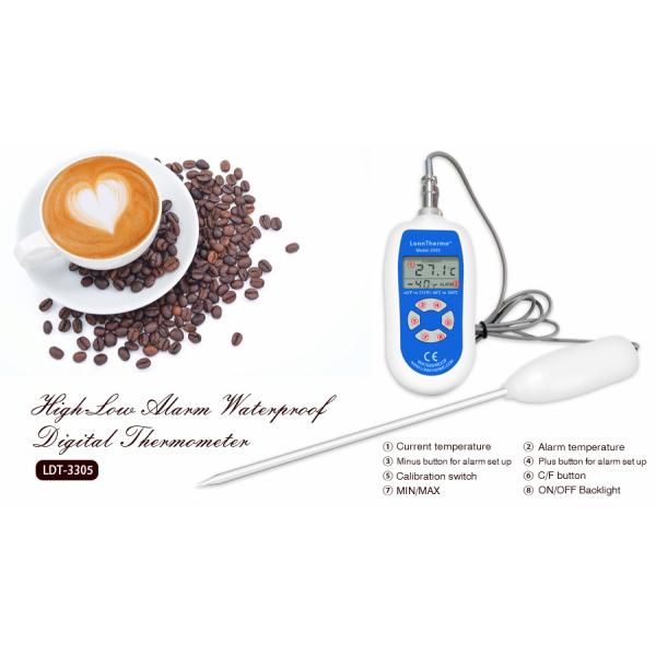Long Needle Probe IP68 Digital Food Thermometer