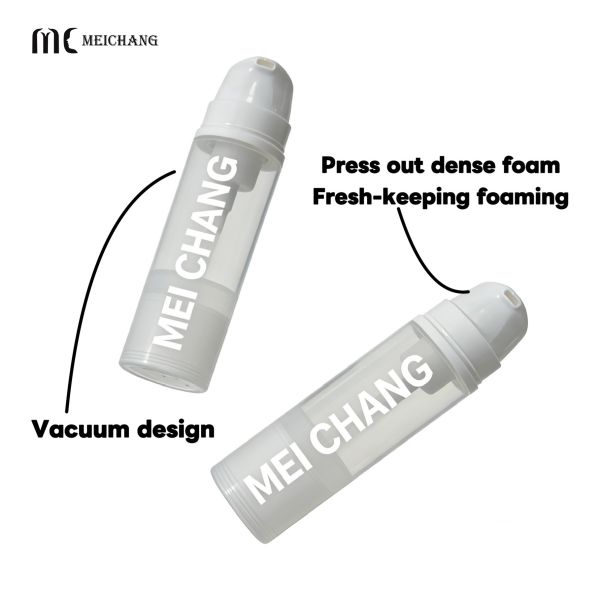 50ml/80ml/100ml Press & Foam Airless Bottle, Vacuum-Preserved Instant Lather（MC-248）