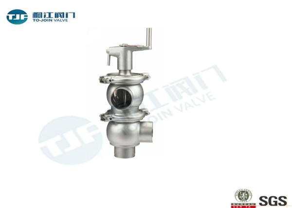Food Industry Stainless Steel Sanitary Valves ANSI 304L DN50 With EPDM Seals