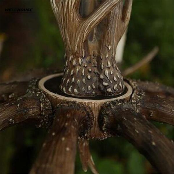 Countryside Deer Antler Chandelier For Farmhouse Warehouse Lighting Fixtures (WH-AC-31）