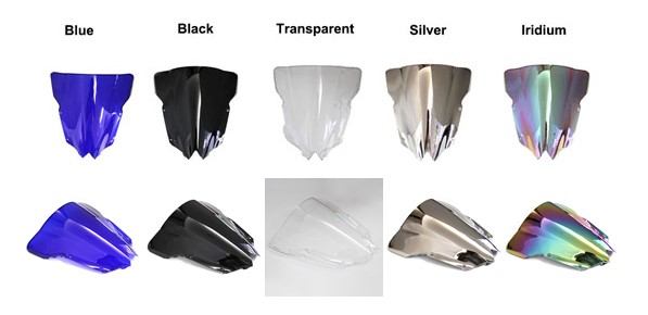 Aftermarket Motorcycle Parts Windscreen Wind Deflector , Windscreen Motorcycle Auto Parts For Yamaha