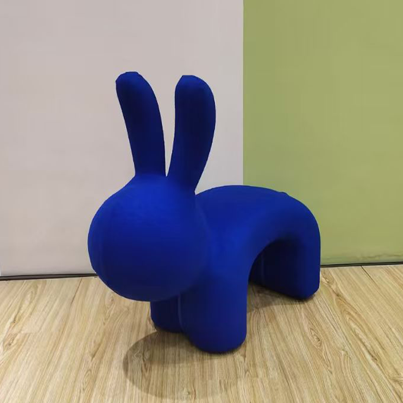 Creative Cartoon Elf Rabbit Accent Chair Casual Indoor Living Room Balcony Shoe Bench for Children for Apartment Dining Use