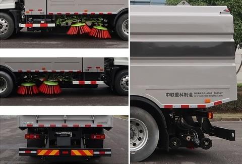 Modified Road Sweeper Truck High Pressure Fan Truck Mounted Road Sweeper