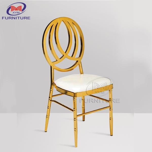 Hotel Furniture Restaurant Chair Stainless Steel Banquet Wedding Chair