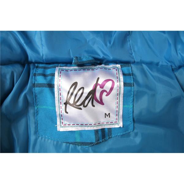 Ladies jacket Quality Coats Fashion Keep Warm Autumn And Winter blue lattice