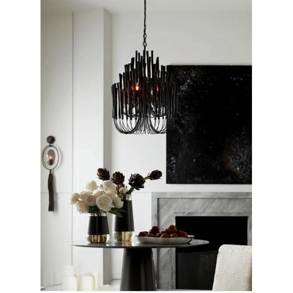 JYLIGHTING Nordic Living Room Bedroom Wooden French Retro Style Chandelier Ceiling Large Wooden Metal Chandeliers Pendant Lights