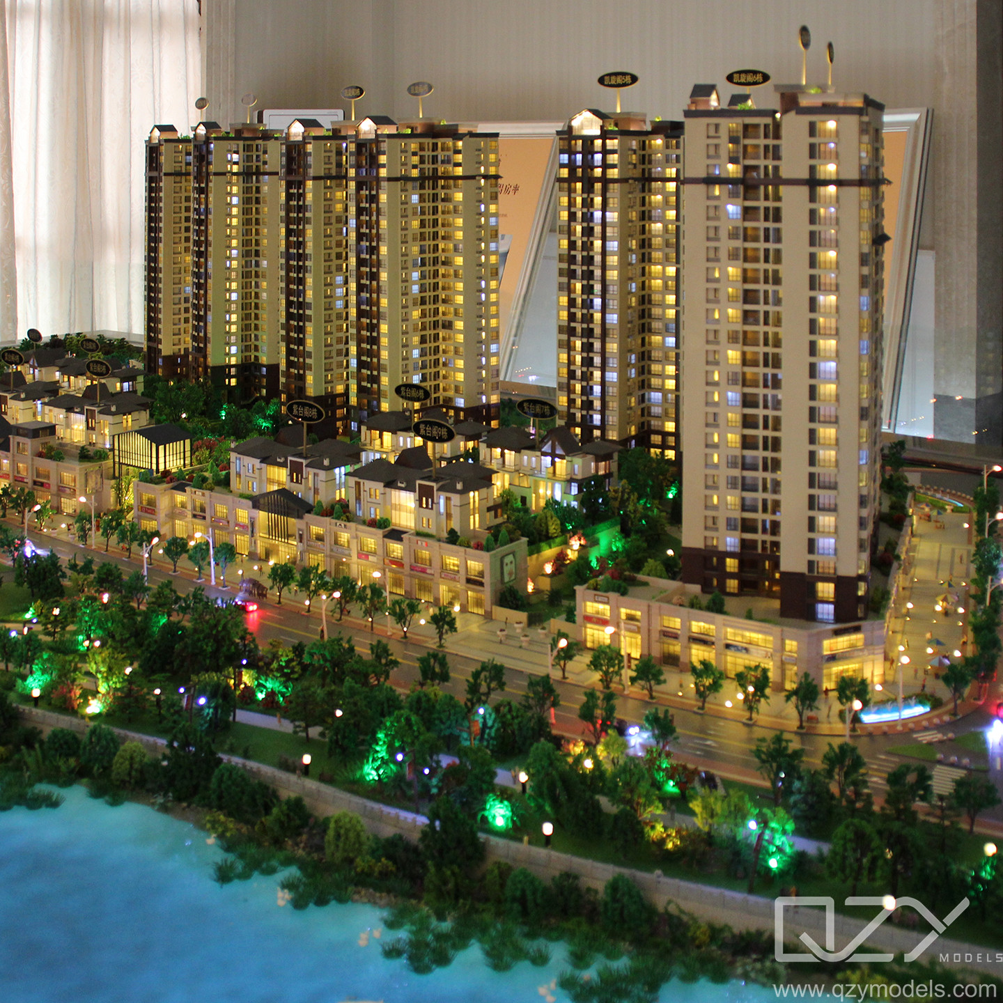 Zhongtian Group - 1/120 Hunan Heron Bay Model Архитектурная модель масштаба