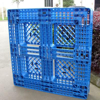 Plastic Pallet Heavy Duty Stackable Warehouse Four-Way Forklift Entry Sustainability