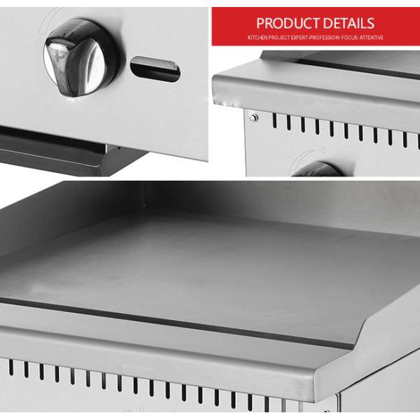 Griddle Meat 4 Burner 1220mm Commercial Kitchen Cooking Equipment