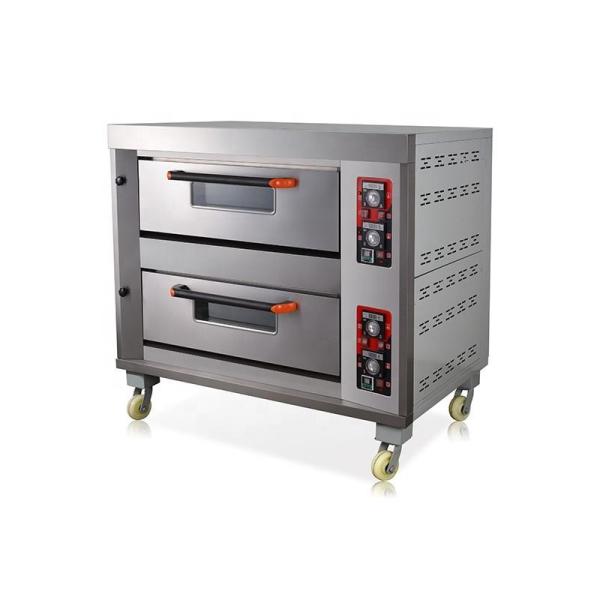 Restaurant Baking Stainless Steel Electric Oven For Pizza Bread Baking Commercial 3 Deck