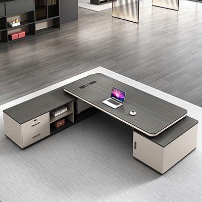Simple Modern Office Furniture Set Large Desk and Chair for Eco-Friendly Manager Room