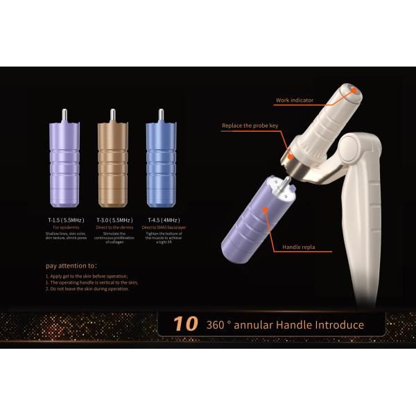 Профессиональный Hifu Beauty Machine 12D Антивозрастная Ультразвуковая красота лица